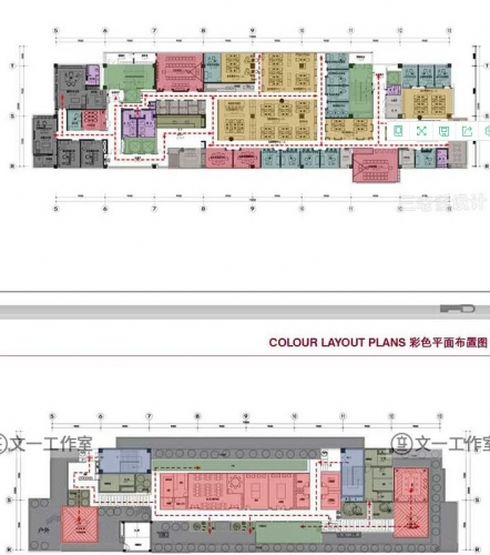 可编辑国外办公空间办公室室内设计汇报方案概念效果PPT模板素材