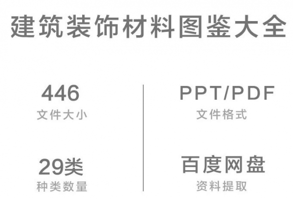 建筑装饰材料建筑工程地产装修材料 施工工艺 工装设计资料素材库