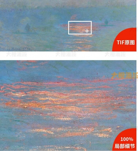 莫奈高清风景油画集电子版图片画册日出印象睡莲装饰画芯素材临摹