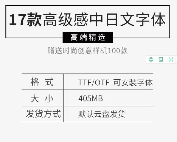 新款下载艺术感中文日文日系TW王志弘海报排版PSD字体包PS素材