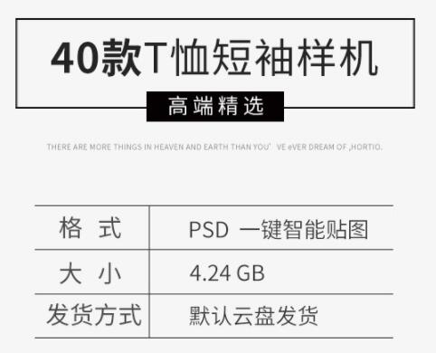 简约T恤工作服装文化衫衣样机效果图VI展示PSD智能贴图样机素材