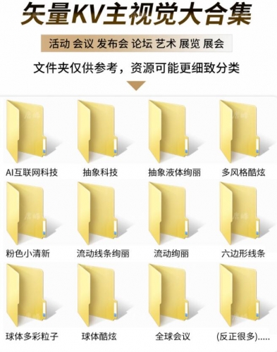 科技活动会议发布会艺术展览论坛峰会互联网舞台KV主视觉模板展板