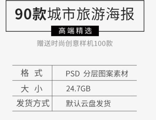 旅游旅行新疆西藏云南海南三亚城市景点宣传海报合集PSD设计素材