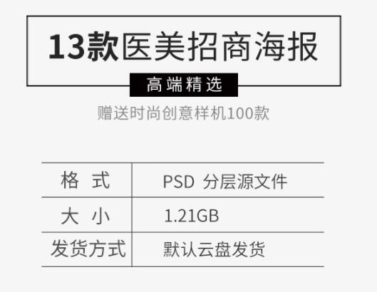 医美合伙人招商造势宣传加盟海报模板整形沙龙邀请函政策合作PSD