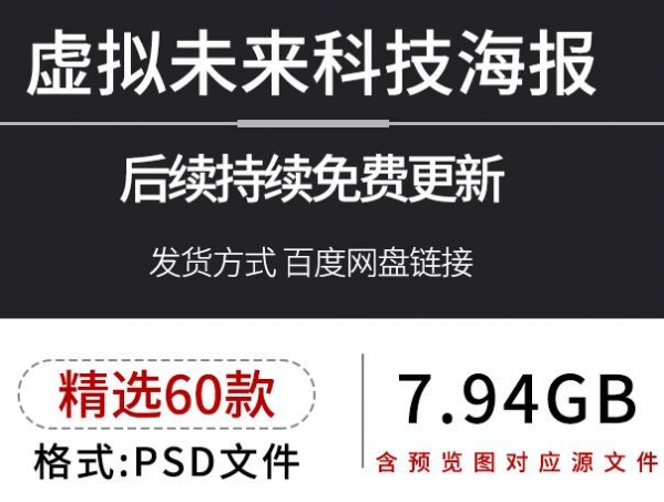 智能科幻VR游戏虚拟现实元宇宙未来科技宣传海报PSD设计素材模板