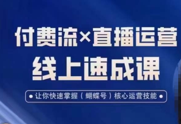 视频号付费流实操课程，付费流&#10006;&#65039;直播运营速成课，让你快速掌握视频号核心运营技能