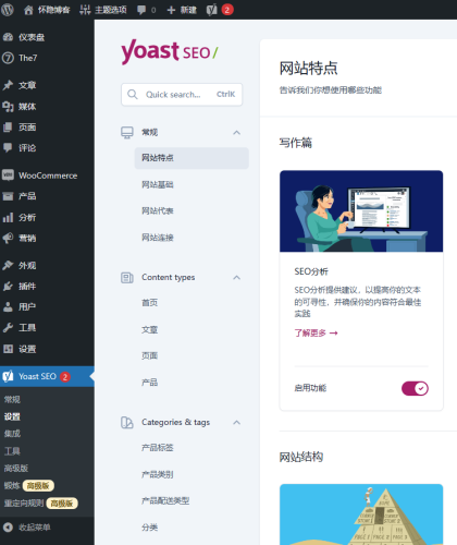 Yoast Seo Premium 21.9 中/英 搜索排名优化WordPress SEO插件