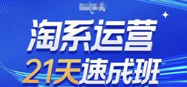 淘系运营21天速成班(更新24年11月)，0基础轻松搞定淘系运营，不做假把式